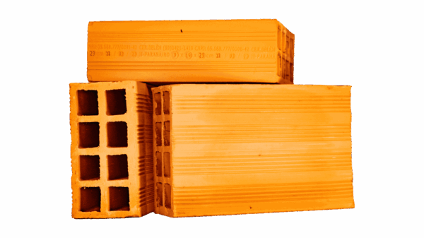 Tijolo produzido pela Ceramica Belém - 8f 9x19x29